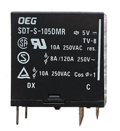 Picture of SDT-S-105DMR 5V relay by Tyco Electronics